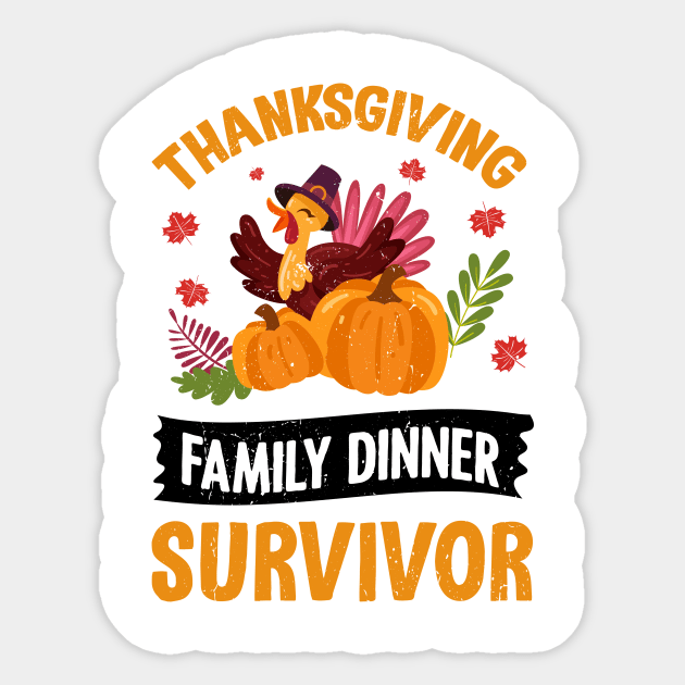 Thanksgiving Turkey,Funny Men Women Thanksgiving,Dabbing Turkey,Autumn Fall Sticker by KRMOSH